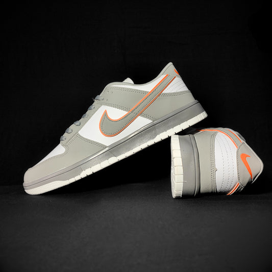 Air Force 1 Dunk Lows Grey Sunset Sneakers