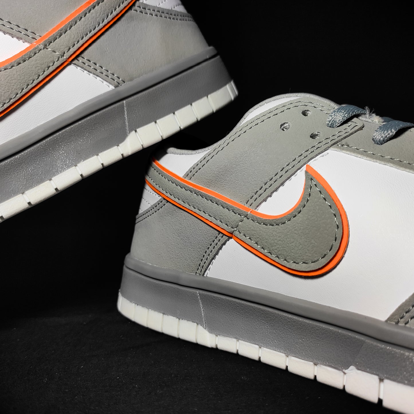 Air Force 1 Dunk Lows Grey Sunset Sneakers