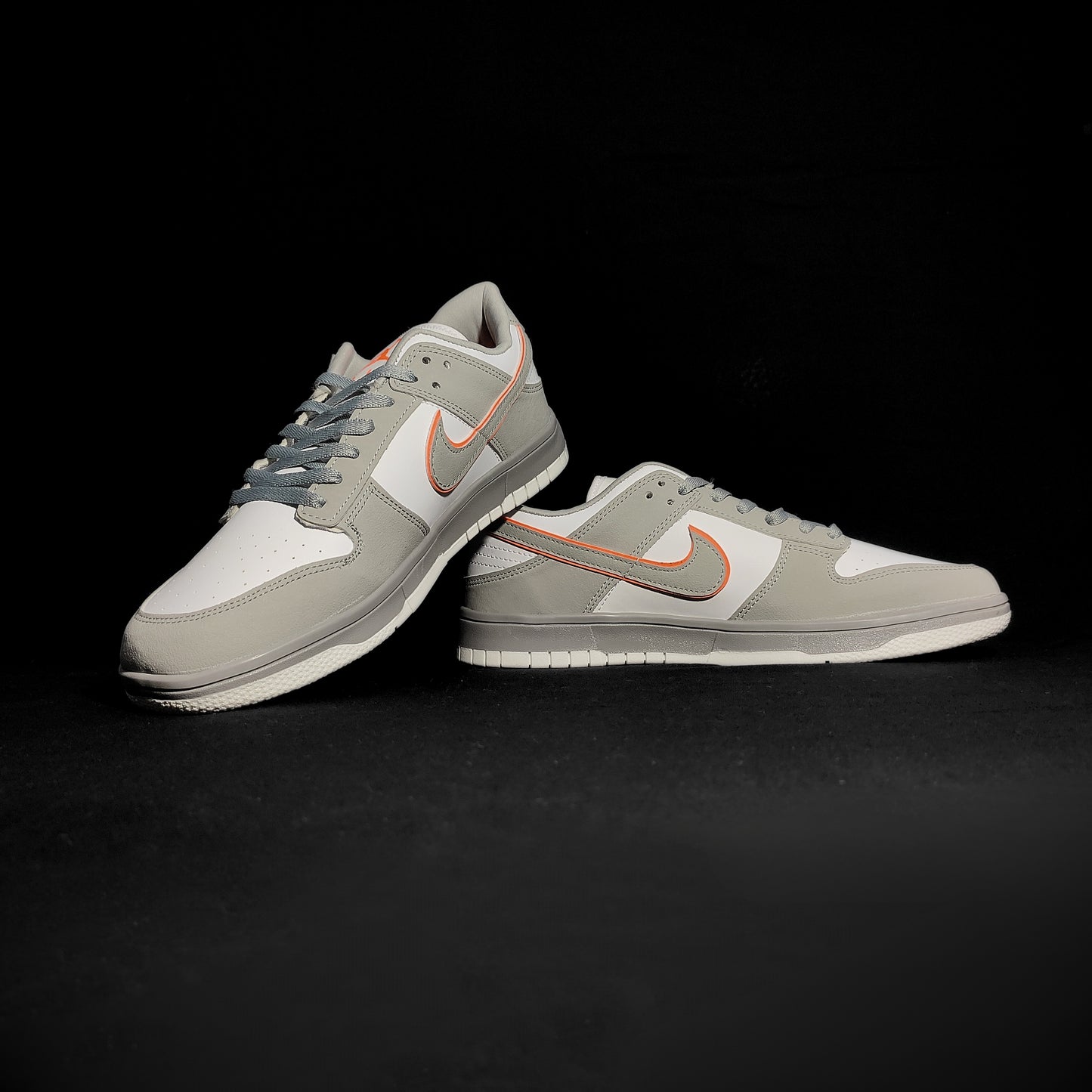 Air Force 1 Dunk Lows Grey Sunset Sneakers